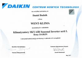 Daikin seria Sky Air Seasonal Inverter
